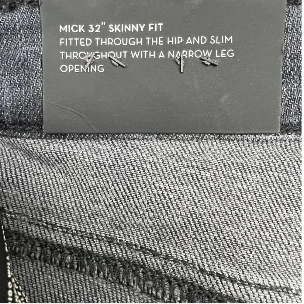J Brand Mick Bassador Women Grey Charcoal Slim Skinny Stretch Denim Jeans US 28